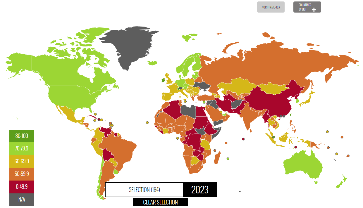 Indice de libertad economica 2023